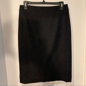 J. Crew Factory Wool Pencil Skirt - Black